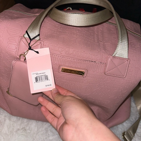 Juicy Couture Bags Juicy Couture Pink Duffle Bag Poshmark